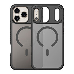 Buff iPhone 18 Pro Max / 17 Pro Max MagSafe Air Bumper Kılıf - Siyah 8684387708432