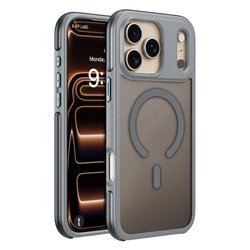 Buff iPhone 18 Pro Max / 17 Pro Max MagSafe Air Bumper Kılıf - Gri 8684387708449