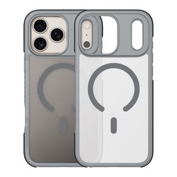 Buff iPhone 18 Pro Max / 17 Pro Max MagSafe Air Bumper Kılıf - Gri 8684387708449