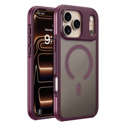 Buff iPhone 18 Pro Max / 17 Pro Max MagSafe Air Bumper Kılıf - Dark Cherry 8684387708463