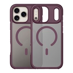 Buff iPhone 18 Pro Max / 17 Pro Max MagSafe Air Bumper Kılıf - Dark Cherry 8684387708463