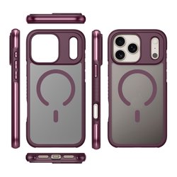 Buff iPhone 18 Pro / 17 Pro MagSafe Air Bumper Kılıf - Dark Cherry 8684387708500
