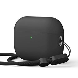 Elago Apple AirPods Pro 3 Liquid Hybrid Strap Kılıf – Siyah 8800254480915