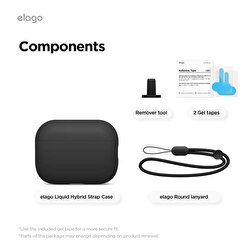 Elago Apple AirPods Pro 3 Liquid Hybrid Strap Kılıf – Kum Pembesi 8800254480922