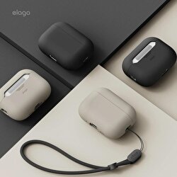 Elago Apple AirPods Pro 3 Liquid Hybrid Strap Kılıf – Kum Pembesi 8800254480922