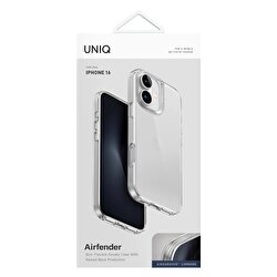 Uniq iPhone 16 Air Fender Kapak - Şeffaf 8886463689417