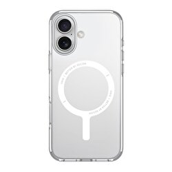 Uniq iPhone 16 Clario Magsafe Kapak - Şeffaf 8886463689509