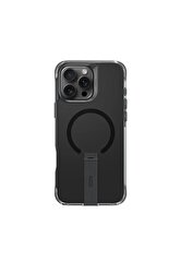 Uniq iPhone 16 Pro  Standlı Magsafe Kılıf - Siyah 8886463690727