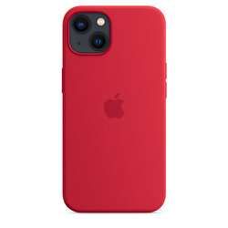 iPhone 13 için MagSafe özellikli Silikon Kılıf - (PRODUCT)RED MC4E4ZM/A