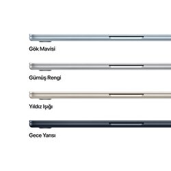 Apple MacBook Air 13' M4 Çip 10 Çekirdekli CPU 8 Çekirdekli GPU 16GB Bellek 256GB SSD Gök Mavisi MC6T4TU/A
