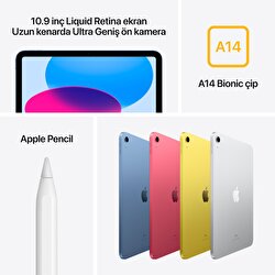 Apple 10.9 inç iPad Wi-Fi 256GB - Gümüş MCMD4TU/A