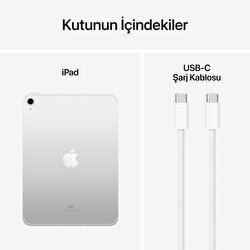 Apple 10.9 inç iPad Wi-Fi + Cellular 256GB - Gümüş MCMN4TU/A