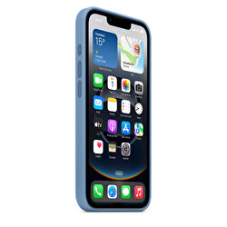 iPhone 16e için Silikon Kılıf – Buz Mavisi MD3Q4ZM/A