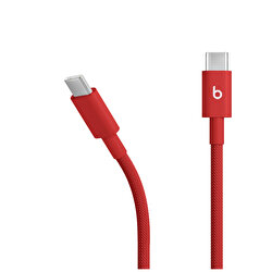 Beats USB-C – USB-C Örgü Kablo (1,5 m) – Ateş Kırmızısı MDGF4EE/A