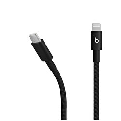 Beats USB-C’den Lightning’e Örgülü Kablo (1,5 m) – Jet Siyah MDGK4EE/A
