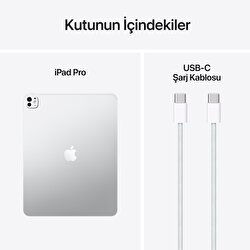 Apple 13 inç iPad Pro M5 Wi-Fi 1TB Nano-Texture Cam Gümüş MDYR4TU/A