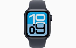 Apple Watch SE 3 GPS 40mm Gece Yarısı Alüminyum Kasa ve Gece Yarısı Spor Kordon - S/M MEH94TU/A