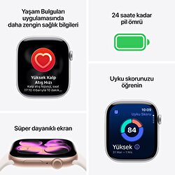 Apple Watch Series 11 GPS 42mm Uzay Grisi Alüminyum Kasa ve Siyah Spor Kordon - M/L MEQX4TU/A