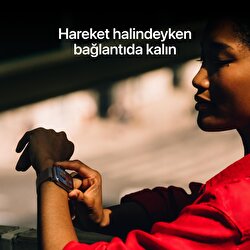 Apple Watch Series 11 GPS 42mm Uzay Grisi Alüminyum Kasa ve Siyah Spor Kordon - M/L MEQX4TU/A