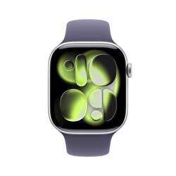 Apple Watch Series 11 GPS 42mm Gümüş Rengi Alüminyum Sis Moru Spor Kordon - S/M MEU64TU/A