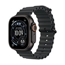 Apple Watch Ultra 3 GPS + Cellular 49mm Siyah Titanyum Kasa ve Siyah Ocean Kordon MF0J4TU/A