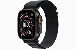 Apple Watch Ultra 3 GPS + Cellular 49mm Siyah Titanyum Kasa ve Siyah Alpine Loop - Küçük Boy MF0Q4TU/A