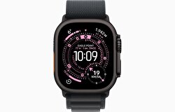 Apple Watch Ultra 3 GPS + Cellular 49mm Siyah Titanyum Kasa ve Siyah Alpine Loop - Küçük Boy MF0Q4TU/A