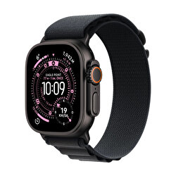 Apple Watch Ultra 3 GPS + Cellular 49mm Siyah Titanyum Kasa ve Siyah Alpine Loop - Büyük Boy MF0X4TU/A