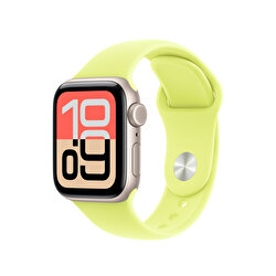 40 mm Neon Sarı Spor Kordon  - S/M MFFT4ZM/A