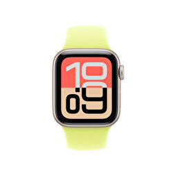 40 mm Neon Sarı Spor Kordon  - M/L MFFU4ZM/A