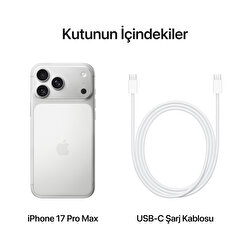 iPhone 17 Pro Max 512GB Gümüş MFYQ4TU/A