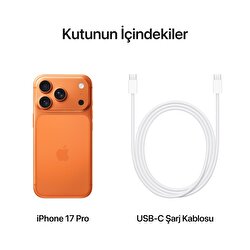 iPhone 17 Pro 1TB Kozmik Turuncu MG8Q4TU/A