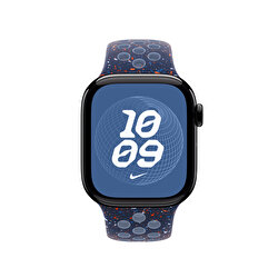 42 mm Mavi Kurdele Nike Spor Kordon - S/M MGAV4ZM/A