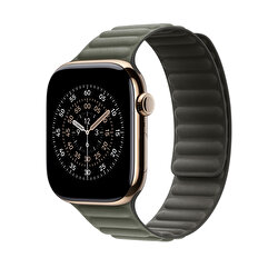 46 mm Ada Çayı Grisi Manyetik Baklalı Model Kayış - S/M MGDK4ZM/A