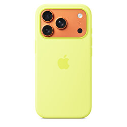 iPhone 17 Pro için MagSafe özellikli Silikon Kılıf - Neon Sarı MGFF4ZM/A