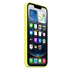 iPhone 16e Silikon Kılıf – Neon Yeşil MGYW4ZM/A