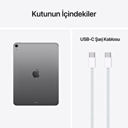 Apple 11 inç iPad Air M4 Wi-Fi + Cellular 512GB Uzay Grisi MH7H4TU/A