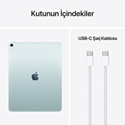 Apple 13 inç iPad Air M4 Wi-Fi + Cellular 512GB Mavi MH9N4TU/A