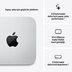 Mac Studio Apple M5 Max Çip 18 Çekirdekli CPU 32 Çekirdekli GPU 36GB Bellek 512GB SSD MHL64TU/A