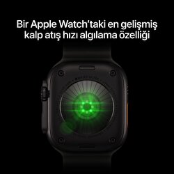 Apple Watch Ultra 4 GPS + Cellular, 49mm Natürel Titanyum Kasa ve Buzlu Gri Ocean Kordon MJAD4TU/A