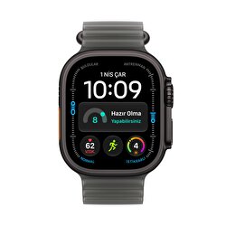 Apple Watch Ultra 4 GPS + Cellular, 49mm Siyah Titanyum Kasa ve Buzlu Siyah Ocean Kordon MJAY4TU/A