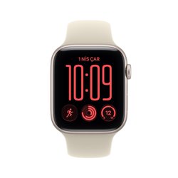 Apple Watch SE 3 GPS 44mm Yıldız Işığı Alüminyum Kasa ve Kum Beji Spor Kordon - S/M MJL34TU/A