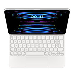 Teşhir - Apple 11 inç iPad Pro (4. nesil) ve iPad Air (5. nesil) için Magic Keyboard - Türkçe Q Klavye - Beyaz MJQJ3TQ/A