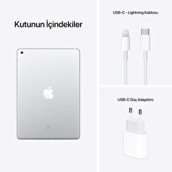 Apple iPad 10.2" Wi-Fi 64GB - Gümüş  MK2L3TU/A