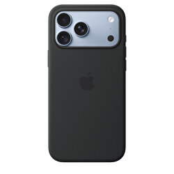 iPhone 18 Pro Max için MagSafe özellikli Silikon Kılıf - Siyah MK954ZM/A