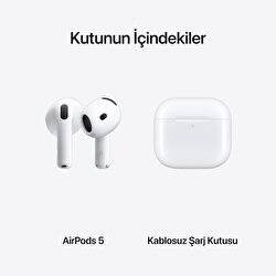 AirPods 5 ve Kablosuz Şarj Kutusu MKFT4TU/A