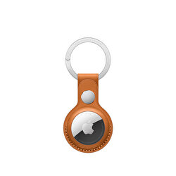 Apple AirTag Leather Key Ring - Golden Brown MMFA3ZM/A