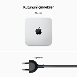 Apple Mac mini M2 çip 8-çekirdekli CPU ve 10-çekirdekli GPU, 512GB SSD - Gümüş MMFK3TU/A