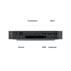Apple Mac mini M2 Pro çip 10-çekirdekli CPU ve 16-çekirdekli GPU, 512GB SSD - Gümüş MNH73TU/A