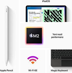 Apple 11 inç iPad Pro Wi-Fi 2TB - Uzay Grisi MNXM3TU/A MNXM3TU/A